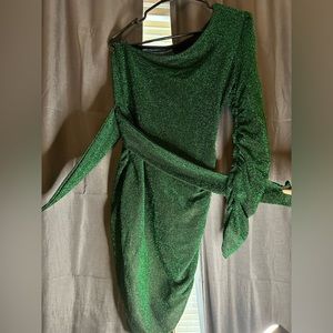 Green dress out dress